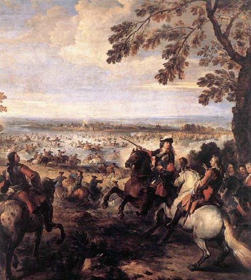 Parrocel, Joseph The Crossing of the Rhine by the Army of Louis XIV china oil painting image